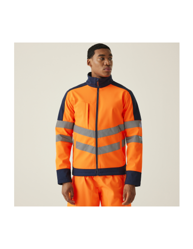 REG-TRA625-Pro Hi-Vis Softshell Jacket